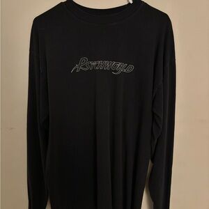 Psychworld Black Men's Longsleeve